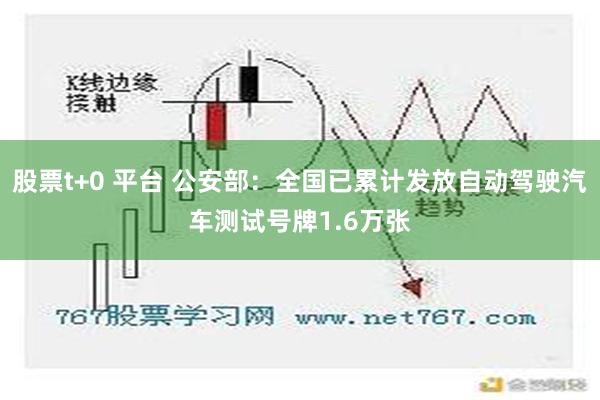 股票t+0 平台 公安部：全国已累计发放自动驾驶汽车测试号牌1.6万张